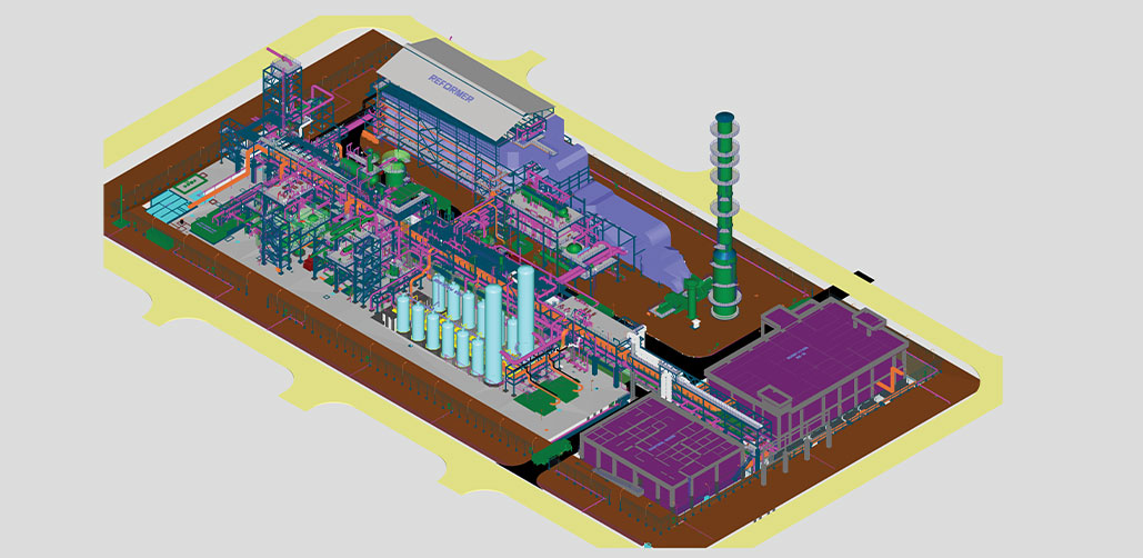 3D Model of Numaligarh Refinery Limited (NRL) in Numaligarh, Assam, India