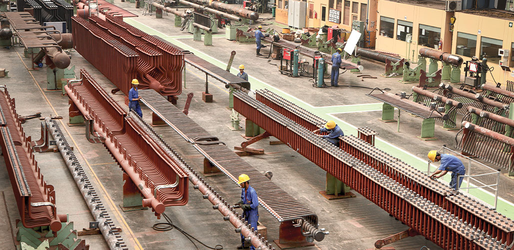 Boiler manufacturing facility at Hazira, Gujarat